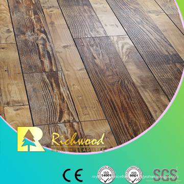 12.3mm E0 HDF AC4 en relieve V-Grooved Sound Absorbing Laminate Flooring